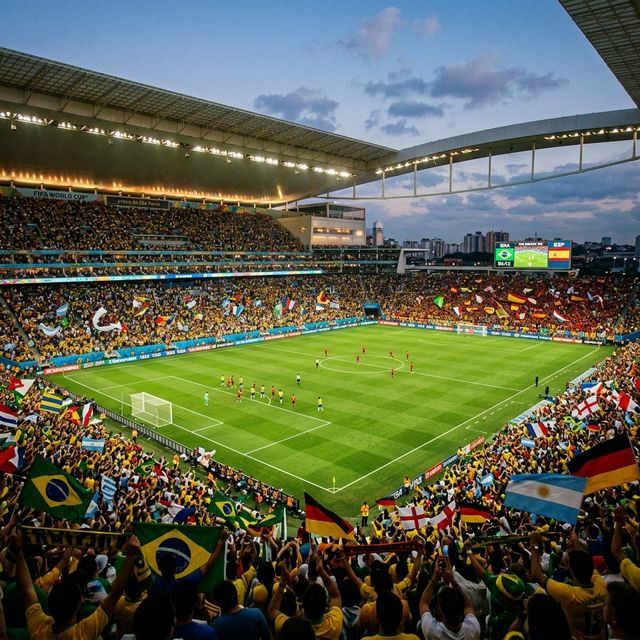 Fans filling a World Cup 2026 stadium during the opening week of the tournament